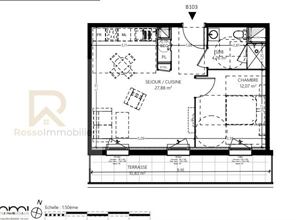 appartement neuf à la vente -   76600  LE HAVRE, surface 45 m2 vente appartement neuf - UBI439700804